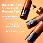 Sheer For It Bronzer Tint - Tan/Deep Warm Terracotta